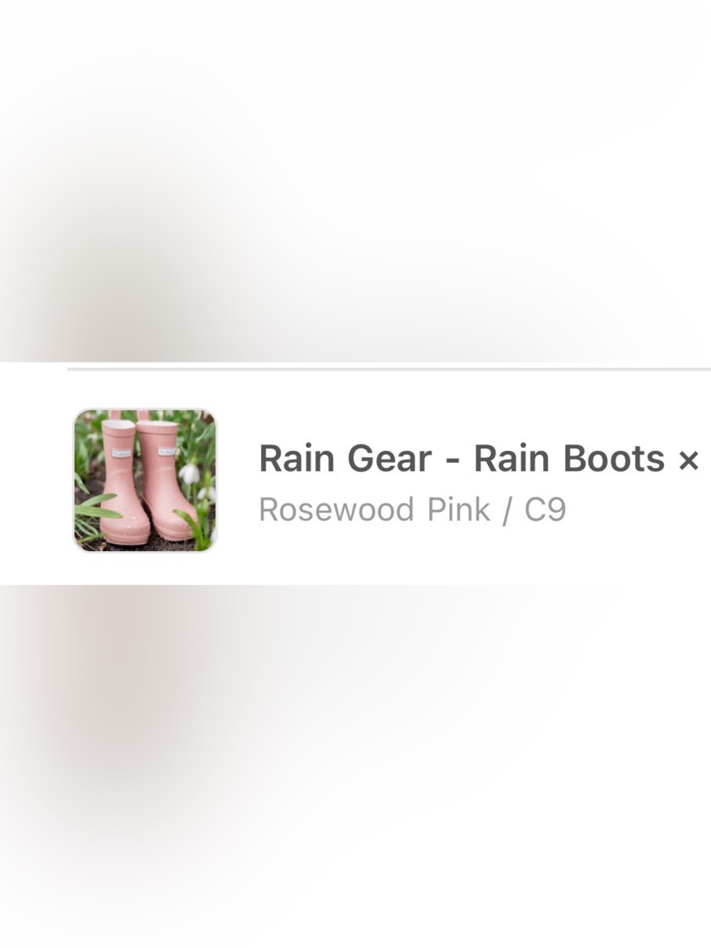 Rose Pink Rain Boot - Roobear